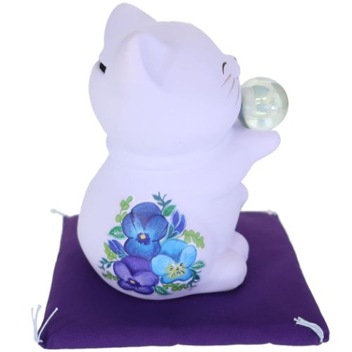 アナスイ　招き猫　貯金箱　高さ9cm　パープル　紫 71vxopHzHML._UF894,1000_QL80_.jpg