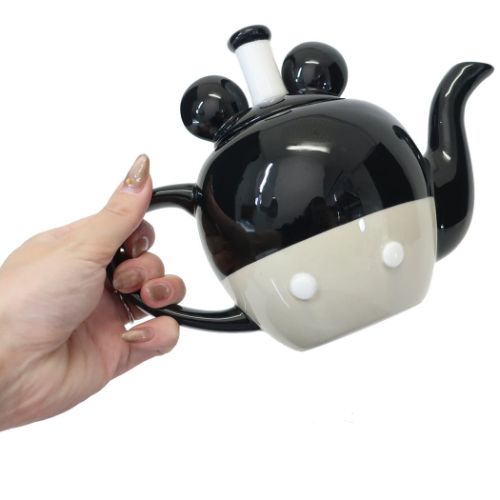 ミッキーマウス 陶磁器製急須 ティーポット 蒸気船ウィリー