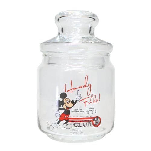 ミッキーマウス グッズ 保存容器 小物入れ ガラスキャニスター