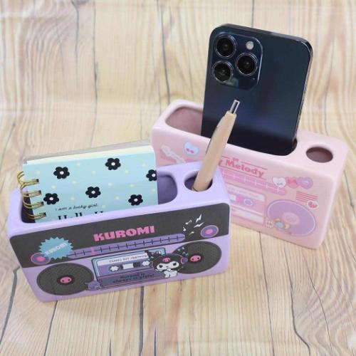 クロミ メモ＆ペンスタンド サンリオ 卓上収納 キャラクター レトロ家電