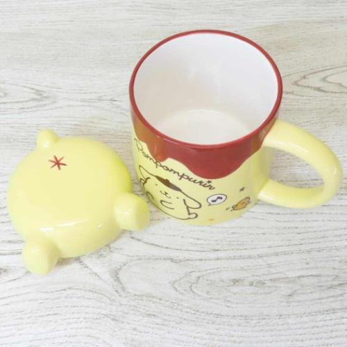 ポムポムプリン マグカップ おしりのフタ付きプリンマグ サンリオ サン