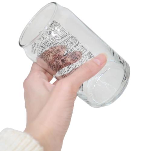 ドラえもん 缶型グラス ガラスコップ 藤子F不二雄 アニメキャラクター