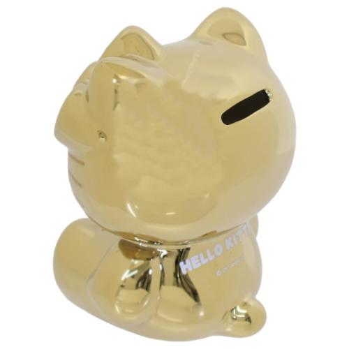 ハローキティ ゴールド貯金箱 貯金箱 サンリオ キャラクター 爆買