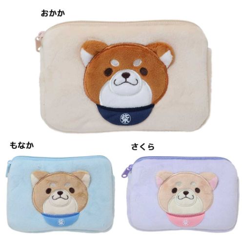 忠犬もちしば キャラクター ミニポーチ ミニティッシュポーチN