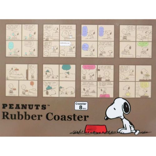 PEANUTS スヌーピー グッズ 食器 キャラクター ラバーコースター