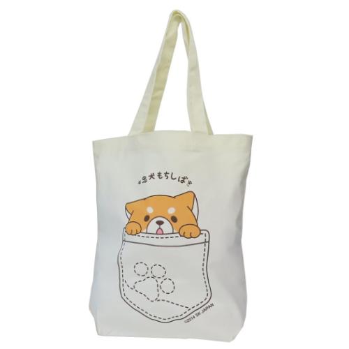 手提げかばん トートバッグ 忠犬もちしば おかかポケット N エスケイ