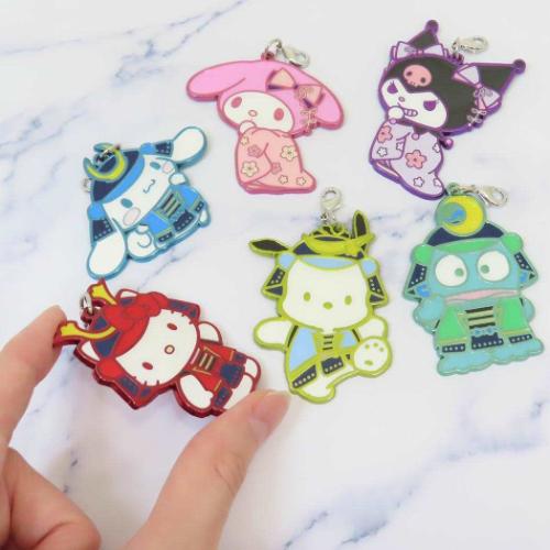 ハローキティ グッズ キーホルダー キャラクター キラキラメタル