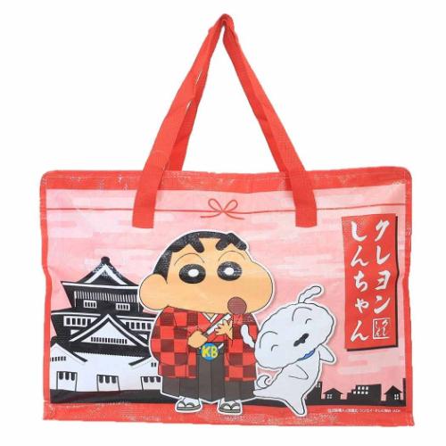 お土産バッグ おみやげバッグ 日本アートシリーズ しんのすけ＆シロ クレヨンしんちゃん エスケイジャパン 飛行機内持ち込みサイズ 大容量