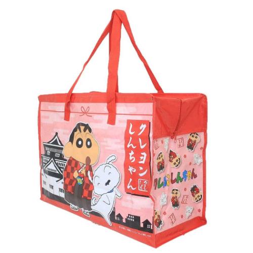 お土産バッグ おみやげバッグ 日本アートシリーズ しんのすけ＆シロ クレヨンしんちゃん エスケイジャパン 飛行機内持ち込みサイズ 大容量