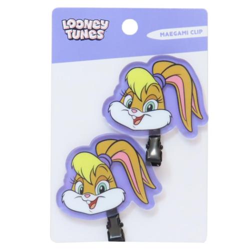ルーニーテューンズ グッズ ヘアアクセ キャラクター 前髪クリップ 2個