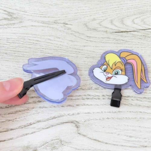 ルーニーテューンズ グッズ ヘアアクセ キャラクター 前髪クリップ 2個