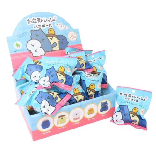 エスケイジャパン 入浴剤 お文具といっしょ バスボール 24個入セット