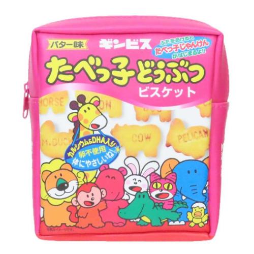 Yahoo! Yahoo!ショッピング(ヤフー ショッピング)たべっ子どうぶつ ギンビス キャラクター ミニポーチ マチ付きポーチ ノーマル
