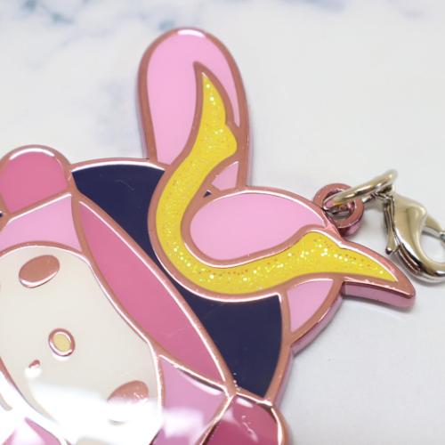 マイメロディ グッズ キーホルダー キャラクター キラキラメタル