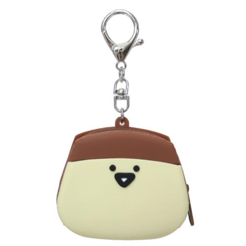 ミニポーチ お文具といっしょ シリコンミニポーチ プリンさん 小物入れ