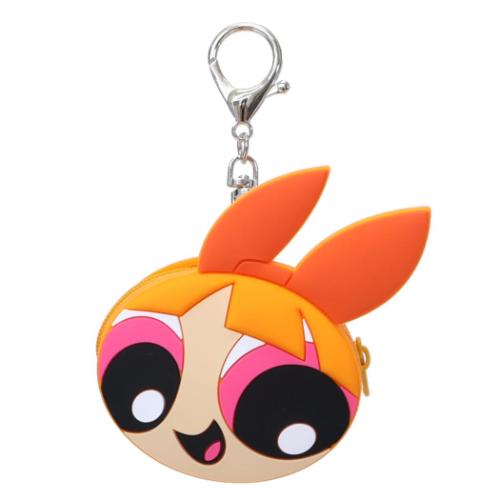 パワーパフガールズ キャラクター ミニポーチ シリコンミニポーチ ブロッサム