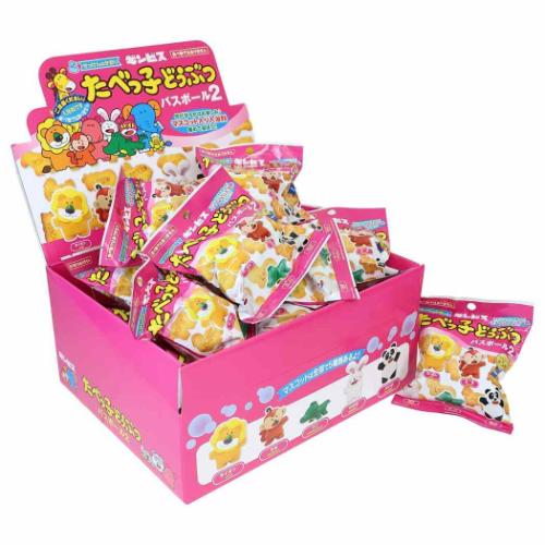 たべっ子どうぶつ 入浴剤 バスボール 2 全5種 24個入セット BOX 子供