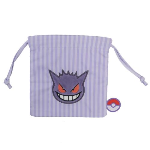 ポケットモンスター 巾着袋 アップリケ刺繍巾着 きんちゃくポーチ ゲンガー ポケモン エスケイジャパン 爆買
