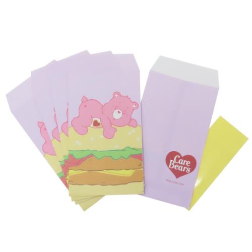 ケアベア グッズ ぽち袋 キャラクター ポチ袋 5枚セット バーガー CareBears