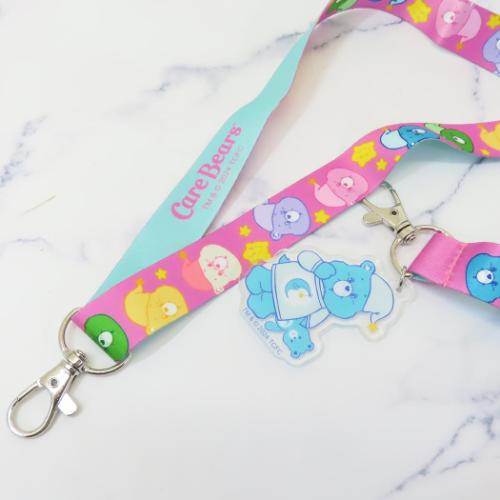 ネックホルダー ネックストラップ CareBears ケアベア CB ピンク S＆C かわいい キャラクター