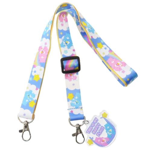ネックホルダー ネックストラップ ケアベア CareBears CB ブルー S＆C かわいい キャラクター