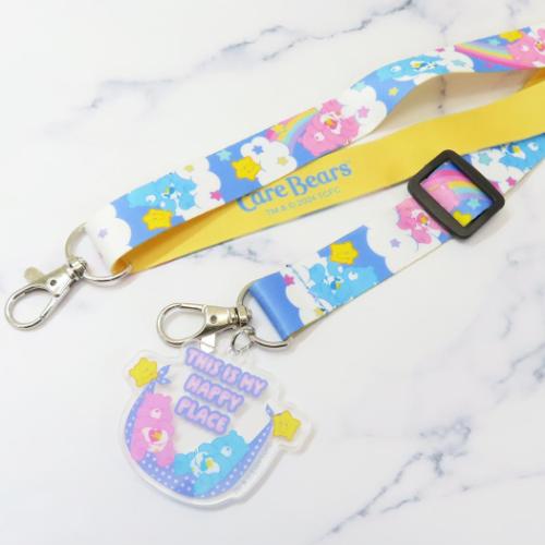 ネックホルダー ネックストラップ ケアベア CareBears CB ブルー S＆C かわいい キャラクター