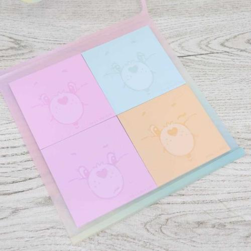 ケアベア CareBears キャラクター 付箋 4柄ふせん