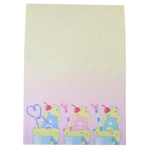 ケアベア グッズ メモ帳 キャラクター A6メモ サマー