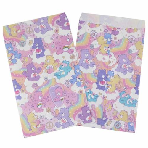 ケアベア グッズ ラッピング用品 CareBears キャラクター ラッピング 平袋 8枚入り チラシ
