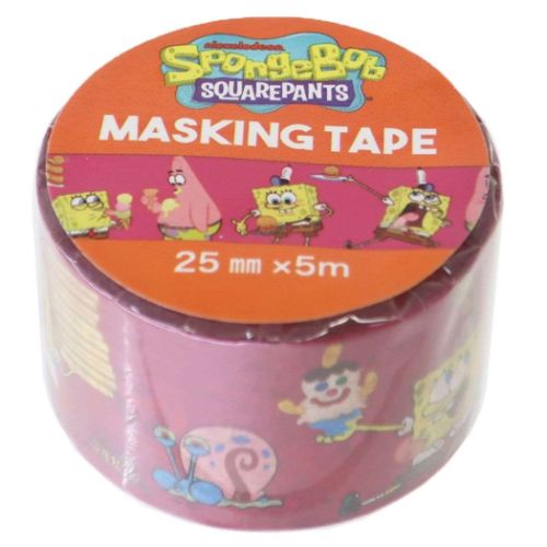 スポンジボブ グッズ マスキングテープ キャラクター 25mmマステ