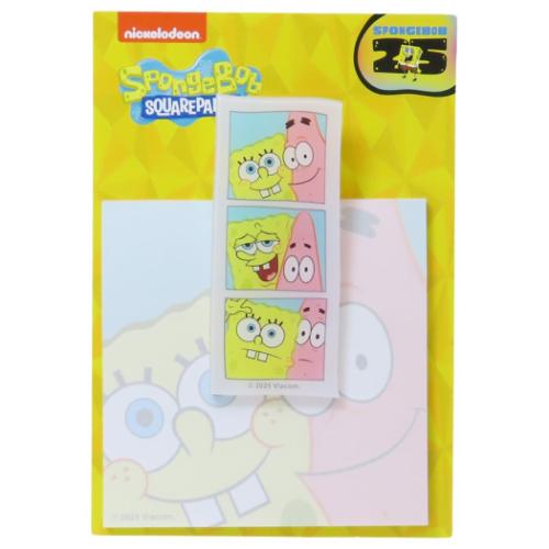 スポンジボブ グッズ メモ帳 キャラクター メモクリップセット ボブ