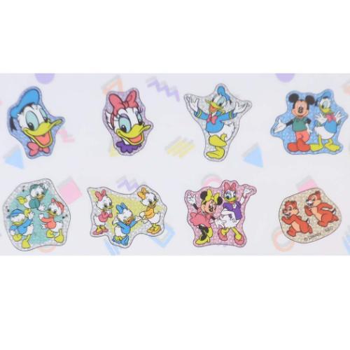 ミッキー＆フレンズ ドナルドダック キャラクター フレークシール