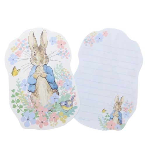 ダイカットミニレター レターセット ピーターラビット Peter Rabbit S＆C 手渡し手紙セット ミニ便箋＆ミニ封筒 絵本キャラクター
