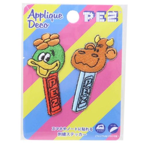 ワッペン PEZ 刺繍ステッカー ディスペンサー お菓子パッケージ S＆C｜cinemacollection