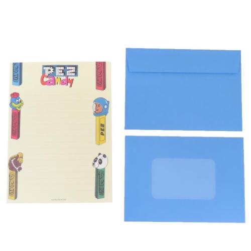 手紙セット レターセット PEZ ペッツ ブルー S＆C : 雑貨&アートの通販