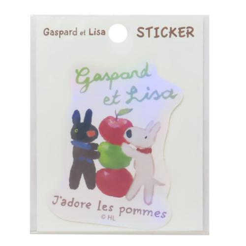 リサとガスパール 絵本キャラクター ダイカットシール ステッカー