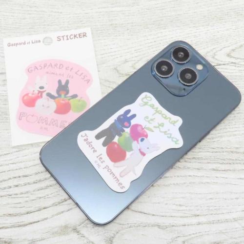 リサとガスパール 絵本キャラクター ダイカットシール ステッカー