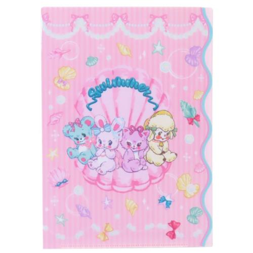 ポケットファイル スイマー A4クリアファイル マリン PK SWIMMER