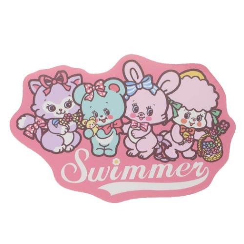 ビッグシール スイマー ステッカー SWIMMER デコレーション スマホ