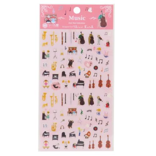 シール シートシール Music シール堂印刷 手帳デコ デコシール かわいい