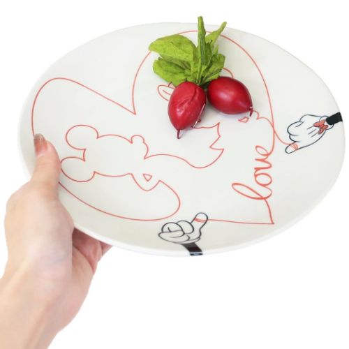 食器セット ミッキーマウス＆ミニーマウス 取り分けセット 大皿1枚＆中