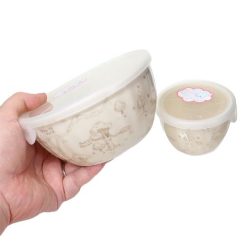 三郷陶器 保存容器 レンジパック2点セット LS ディズニー くまのプー