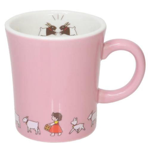 ぽってりマグ マグカップ アルプスの少女ハイジ まっててごらん 三郷陶器 プレゼント