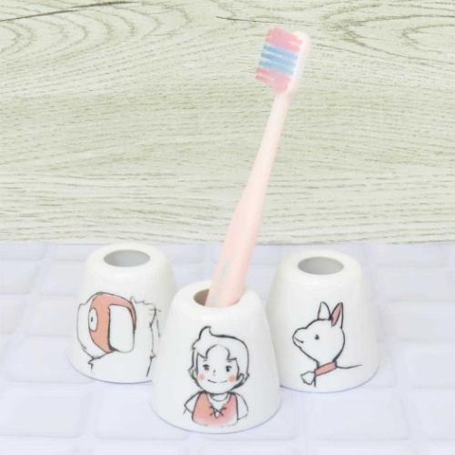 アルプスの少女ハイジ キャラクター 洗面用具 ハブラシ立て ヨーゼフ 三郷陶器
