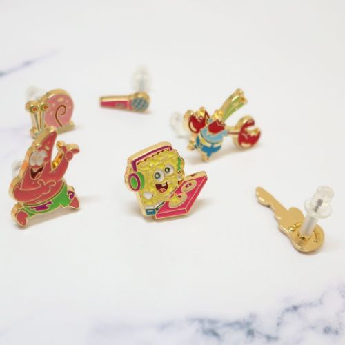 スポンジボブ キャラクター ピアス BO 6Pピアス アクセサリー スポンジ
