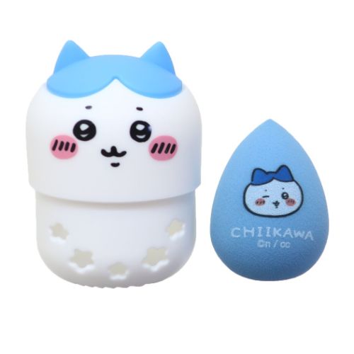 ちいかわ ケース付きメイクアップスポンジ メイクスポンジ ハチワレ キャラクター