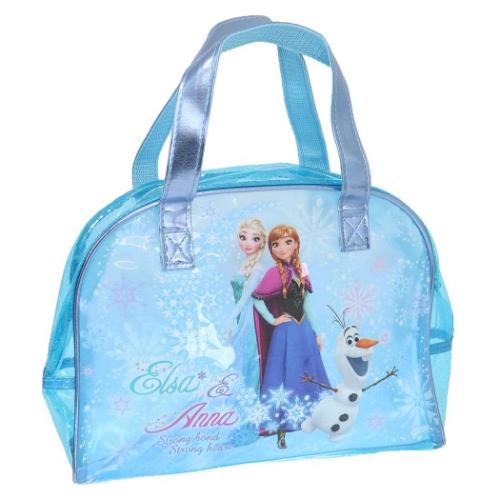 プールバッグ ボストンバッグ アナと雪の女王 ディズニー 粧美堂 ビニールトート 海プール レジャーバッグ