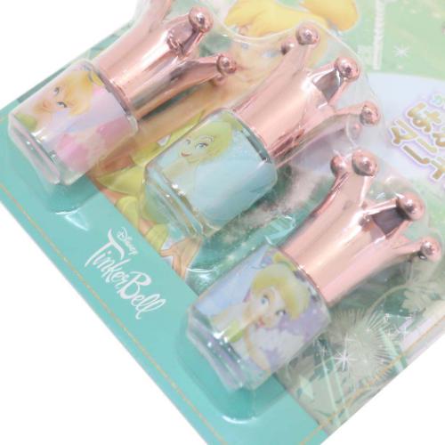 ピーターパン グッズ ピールオフネイルアート キャラクター はがせるマニキュア３本セット ティンカーベル ディズニー