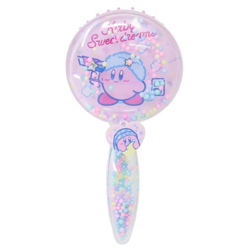 星のカービィ ブラシ ヘアゴム付きヘアブラシ