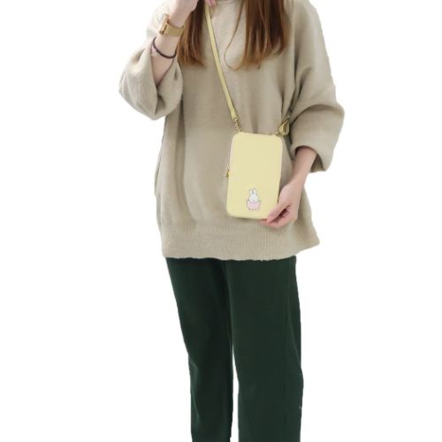 ショルダーポーチ スマホポーチ ミッフィー YE 粧美堂 ディックブルーナ ミニショルダー ポシェット 絵本キャラクター